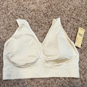 Seamless Cream Wireless Comfort Bra